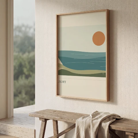 Misty Window Bench mockup