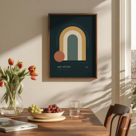 Tulip dining room mockup