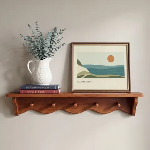 Welcoming shelf mockup