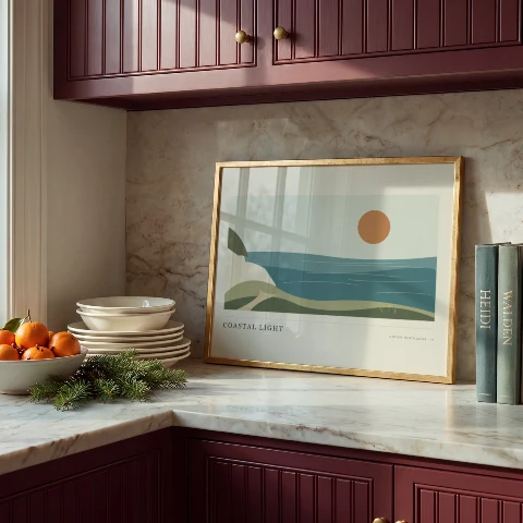 Christmas Kitchen mockup