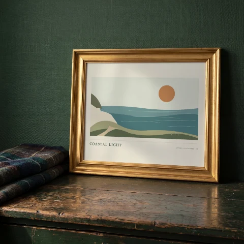 Tartan & Gold mockup