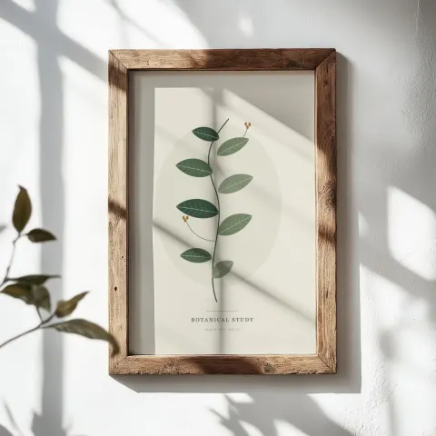 Rustic window light mockup