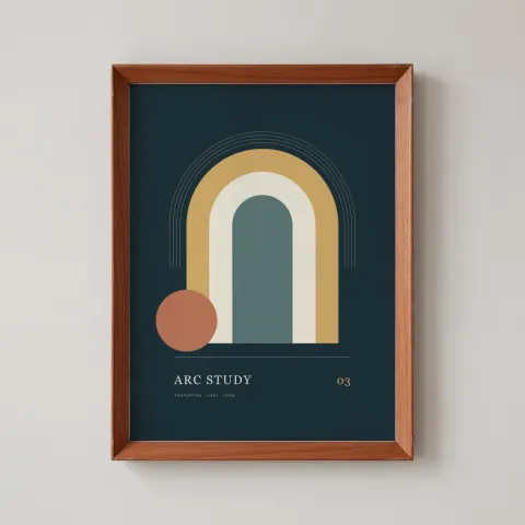 Warm Wood Portrait mockup