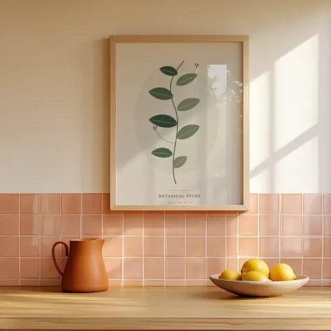 Sunlit Citrus Kitchen mockup