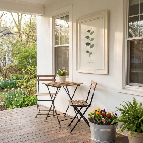 Garden Porch Portrait mockup