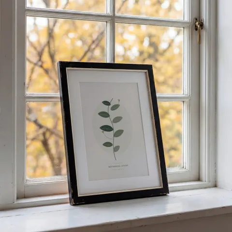 Autumn Sill with Mat mockup