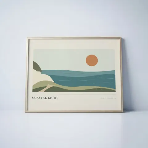 Minimal Landscape mockup