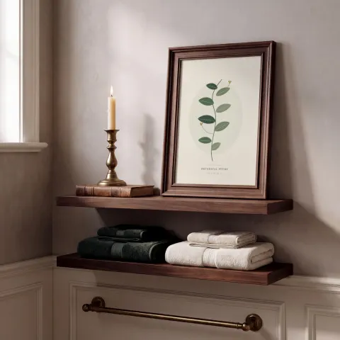 Bath Shelf Portrait mockup