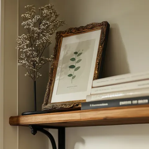 Florist Shelf Portrait mockup