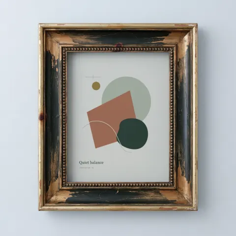 Timeworn Gilded Portrait mockup