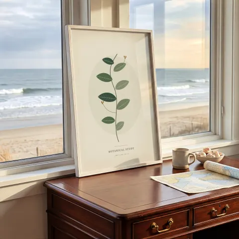 Coastal Writing Desk mockup