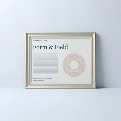Pale Silver Landscape mockup