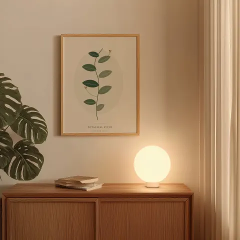 Globe Lamp Evening mockup