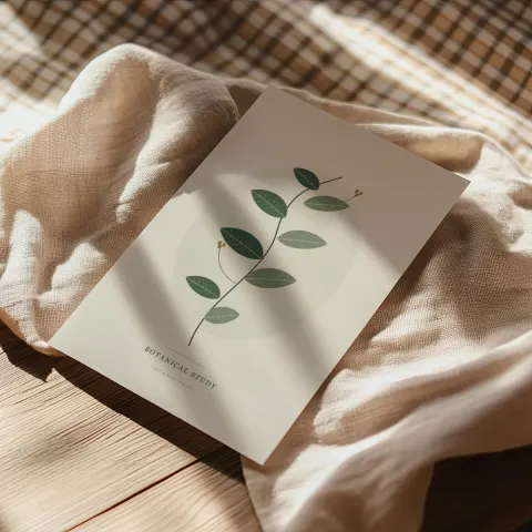 Print on Linen mockup