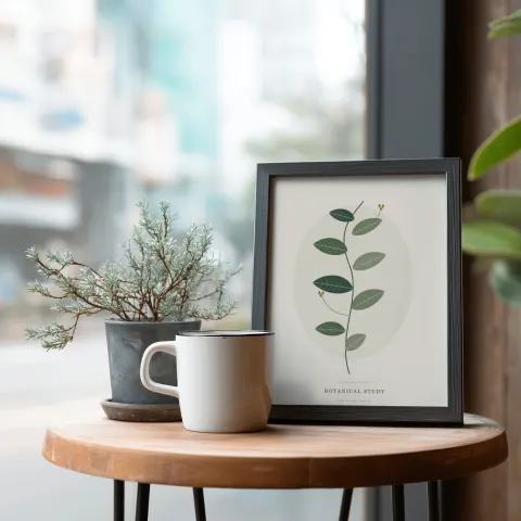 Coffee by the Window mockup