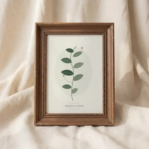 Draped Linen Portrait mockup