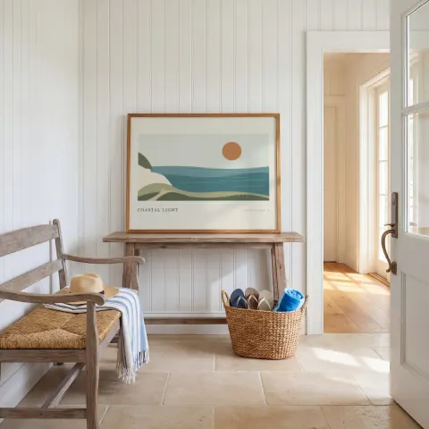 Beach House Entry mockup