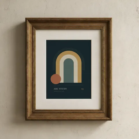 Aged Bronze with Mat mockup