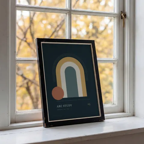 Autumn Sill Portrait mockup