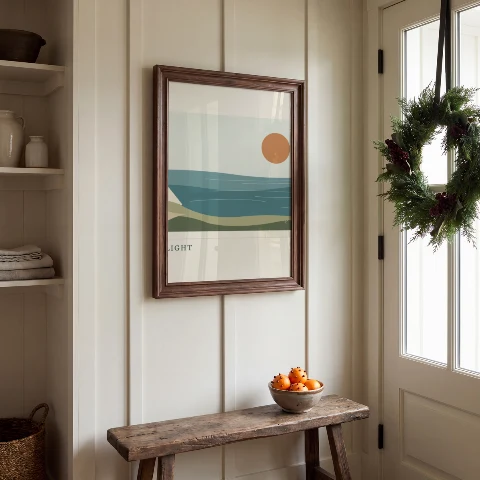 Clove & Wreath Entry mockup